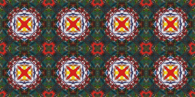 haftowane wzory na materiale